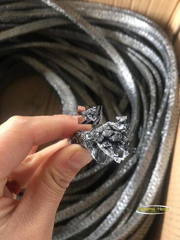 Customized high-Quality Gland Filler Graphite PTFE Fiber Sealing Strip Black PTFE Fiber Gland Filler 10 Meters (36mm*36mm) in Saudi Arabia