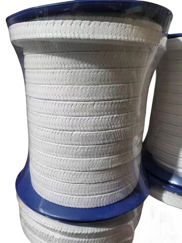 White 100% Pure PTFE Gland Packing Without Oil Chemical Corrosion sea Resistance High Temperature Pressure 10 Meters (14mm*14mm) in Saudi Arabia