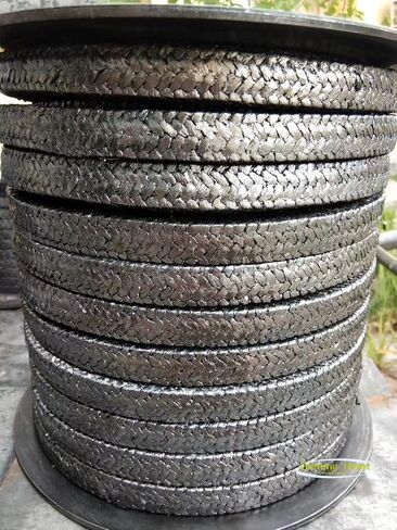 Customized high-Quality Gland Filler Graphite PTFE Fiber Sealing Strip Black PTFE Fiber Gland Filler 10 Meters (36mm*36mm) in Saudi Arabia