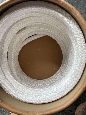 White 100% Pure PTFE Gland Packing Without Oil Chemical Corrosion sea Resistance High Temperature Pressure 10 Meters (14mm*14mm) in Saudi Arabia