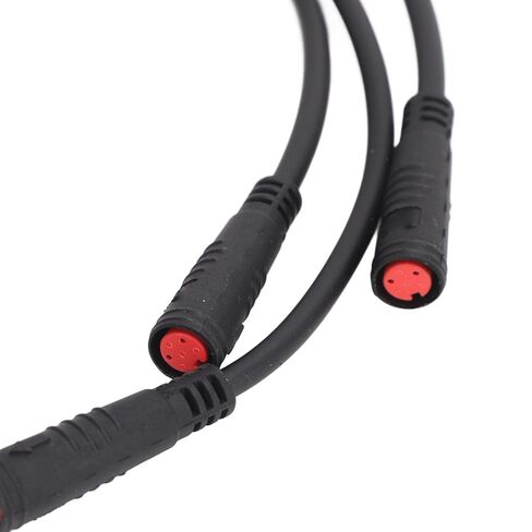 Electric Scooter Motor Cables, Waterproof Copper Core Wiring Harness Replacement for Electric Scooter High Sensitivity 1 to 5 Waterproof 12 Copper Core Motor Wires Harness in Kuwait