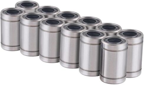 أجزاء العمود الخطي للسكك الحديدية LM3 LM4 LM5 LM6 LM8 LM10 LM12 LM16 LM20 LM25 LM30 LM35 LM40 LM50UU محامل خطية 1 قطعة (LM13UU 13x23x32mm) in Kuwait