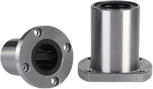 جولة شفة الحركة الخطية جلبة سلسلة الكرة تحمل LMF6 8 10 12 13 16 20 25 30 35 40 50 60UU محامل خطية 1 قطعة (LMF12UU 12x21x30) in Kuwait