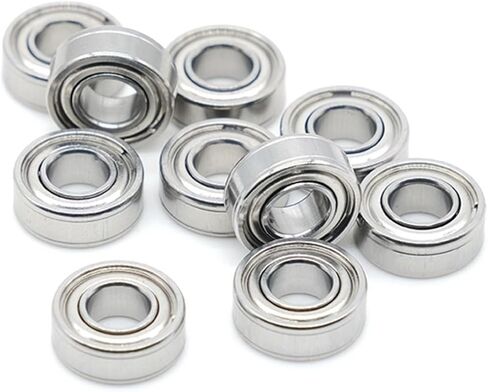 10Pcs MR115ZZ 5x11x4 mm ABEC-7 Deep Groove Ball Bearing Miniature Bearing Advanced MR115Z in Saudi Arabia