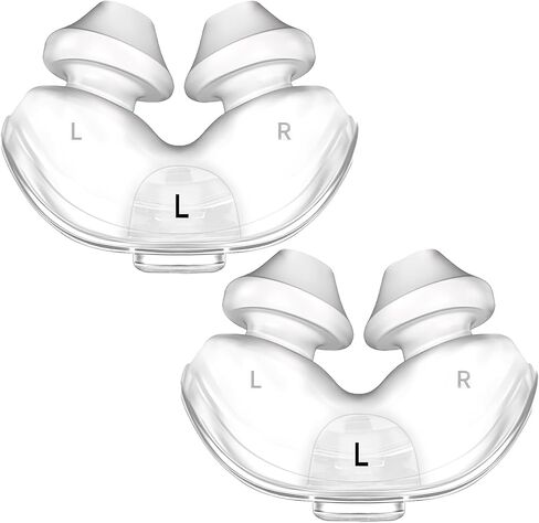 وسادة أنف بديلة لـ ResMed Airfit P10، متوافقة مع إطار Airfit P10 الأصلي، سيليكون فائق النعومة، مناسب لطيف، ختم مريح، مورد CPAP بديل، متوسط in Kuwait