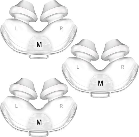 Replacement Nasal Pillow for ResMed Airfit P10, Compatiable with Orignal Airfit P10 Frame,Ultra-Soft Silicone, Gentle Fit, Comfortable Seal, Replacement CPAP Supplie, Medium in Saudi Arabia