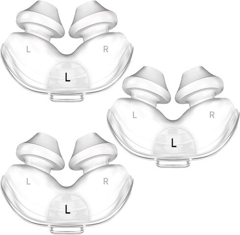 Replacement Nasal Pillow for ResMed Airfit P10, Compatiable with Orignal Airfit P10 Frame,Ultra-Soft Silicone, Gentle Fit, Comfortable Seal, Replacement CPAP Supplie, Medium in Saudi Arabia