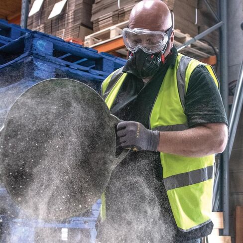 Trend Air Stealth Dust Mask, Half Mask with Replaceable Twin HEPAC Filters for Woodworking, Building & Construction Work, Medium/Large, STEALTH/ML in Saudi Arabia