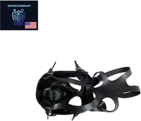 قناع غاز للوجه للتنفس (2 درع CBRN) من الدرجة العسكرية الإسرائيلية وغاز تكتيكي للأبخرة الكيميائية والجسيمات وحماية الدخان، بناء من الدرجة العسكرية in Saudi Arabia