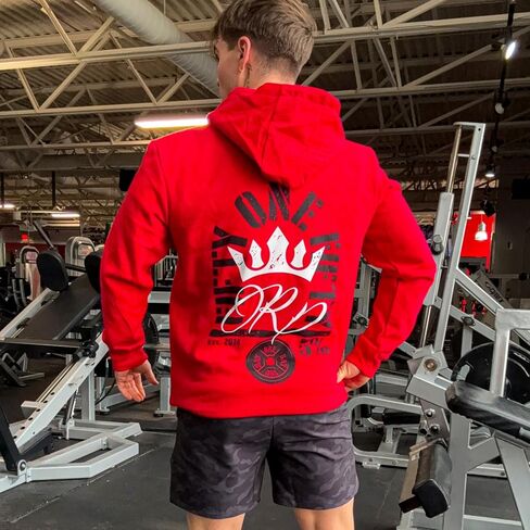 كنزة صوفية 5% نيوتريشن 5150 سيجنتشر إيديشن | كنزة صوفية حمراء مع غطاء رأس برباط قابل للتعديل #332 in Kuwait