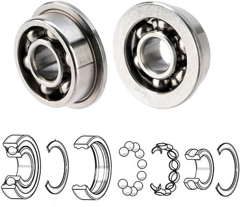 محامل Airsoft 8 مم لعلب التروس AEG (الموديل: 8 مم / مجموعة من 6) in Kuwait