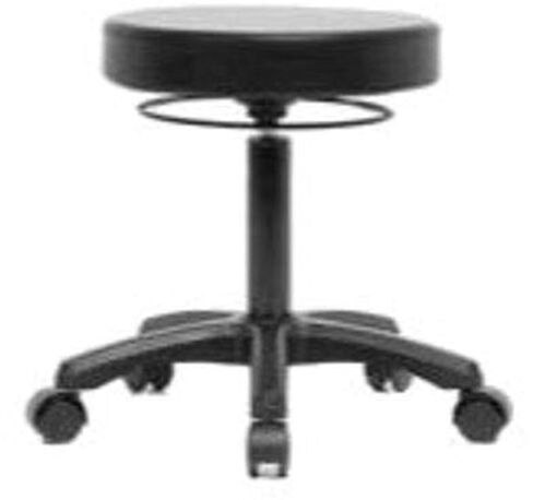 Thomas VDHMS-RG-RC-c8605 Desk Height Mini-Stool with Black Nylon Base, Caster, Gray in Saudi Arabia