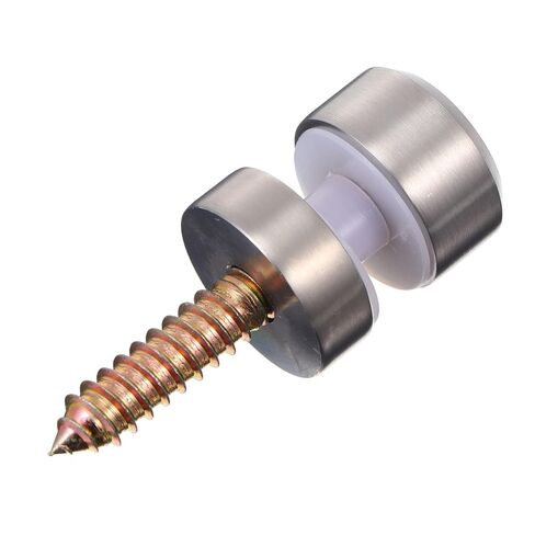 Veemoon 1pc Stainless Steel Solid Glass Fixing Screw for Side Hanging Glass Fixing Tool for Use Easy Installation for Panels and Advertising Boards in Saudi Arabia