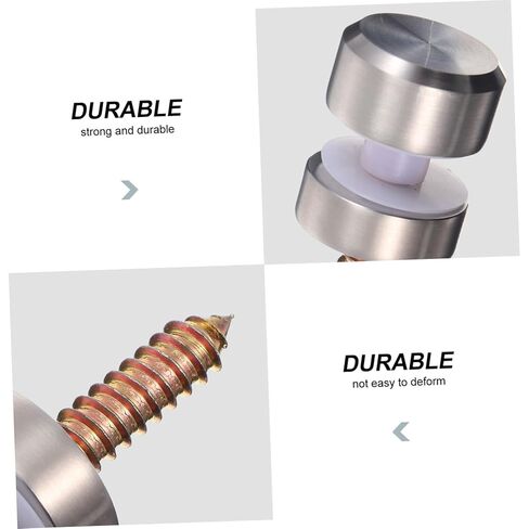 Veemoon 1pc Stainless Steel Solid Glass Fixing Screw for Side Hanging Glass Fixing Tool for Use Easy Installation for Panels and Advertising Boards in Saudi Arabia