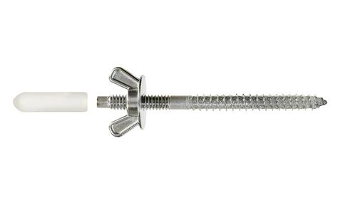 Simpson Strong-Tie SPS25344-KT Storm-Panel Screw 1/4 in. x 3-7/16 in. Type 302 (25-Qty) (Pack of 6) in Saudi Arabia