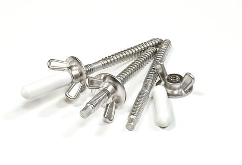 Simpson Strong-Tie SPS25344-KT Storm-Panel Screw 1/4 in. x 3-7/16 in. Type 302 (25-Qty) (Pack of 6) in Saudi Arabia