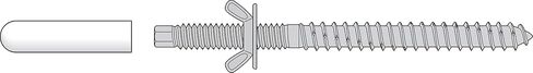 Simpson Strong-Tie SPS25344-KT Storm-Panel Screw 1/4 in. x 3-7/16 in. Type 302 (25-Qty) (Pack of 6) in Saudi Arabia