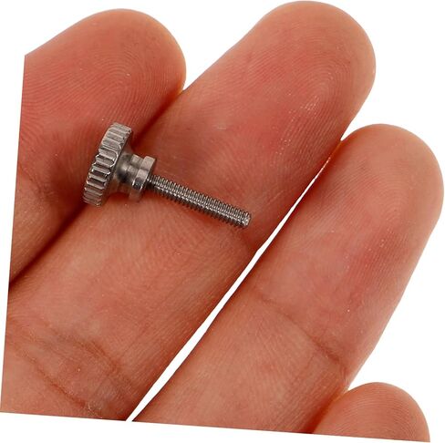 VILLCASE 5pcs Knurled Stainless Steel Handheld Screws Finish High Design for Easy Manual Tightening Versatile for Various Applications in Saudi Arabia