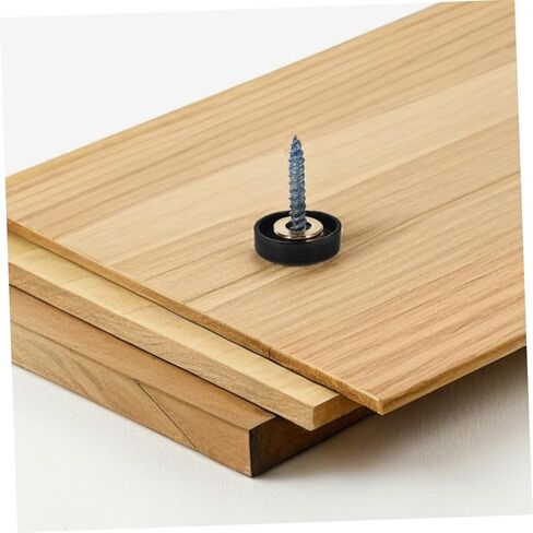 Holibanna 12pcs Stainless Steel Mirror Screws with Caps Decorative Fasteners for Secure Bathroom Kitchen Mirror Mounting Strong Easy Installation Robust Stainless Steel in Kuwait