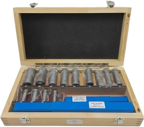 Keyway Broach Kit BB22Pcs Keyway Broach مجموعات الأدوات الصناعية للمخرطة متري الحجم 4/5mmB1 6/8mmC الدبابيس 13p البطانات in Saudi Arabia