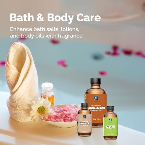 زيت بالو سانتو العطري من جي إم جوميلي بالو سانتو 2 أونصة، زيت بالو سانتو النقي 100% للناشر والبشرة والشعر والجسم والوجه والعطور ورائحة كريمية حلوة للاسترخاء والعلاج العطري والتدليك in Kuwait