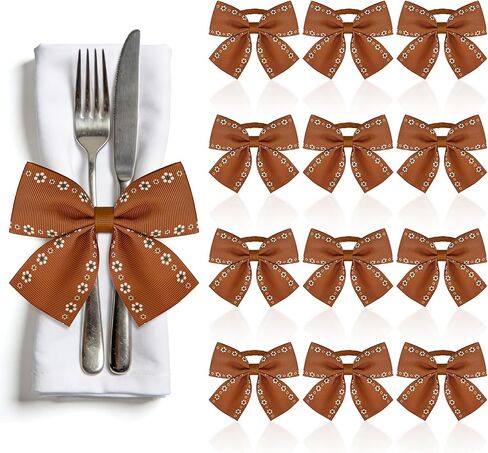 12 قطعة من حلقات المناديل دي بارو ميكسيكانوس الكاكي القوس حامل المناديل Cielito Lindo ديكور الحفلات لفييستا المكسيكي استحمام الطفل ديكور الزفاف in Kuwait