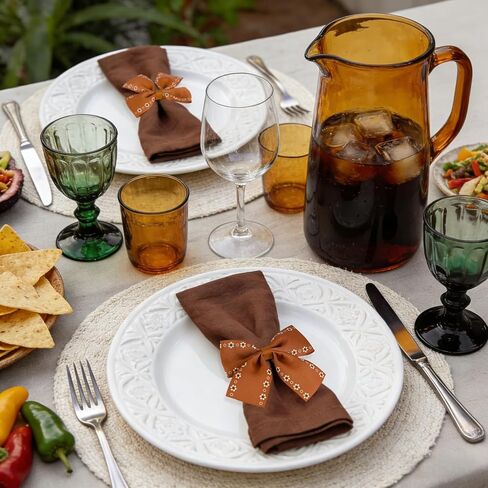 12 قطعة من حلقات المناديل دي بارو ميكسيكانوس الكاكي القوس حامل المناديل Cielito Lindo ديكور الحفلات لفييستا المكسيكي استحمام الطفل ديكور الزفاف in Kuwait