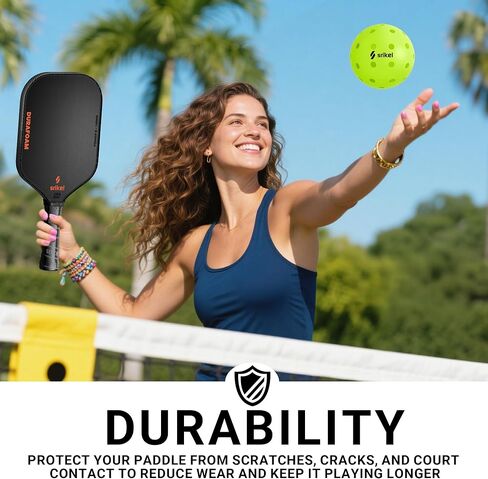 Pickleball Edge Guard Tape – Pickle Ball Paddle Edge Protection Tape 3 Pack, Paddle Head Edge Guard for 12MM to 20MM Rackets, Fits Perfectly Curved Edge, Easy Application, No Wrinkling in Saudi Arabia