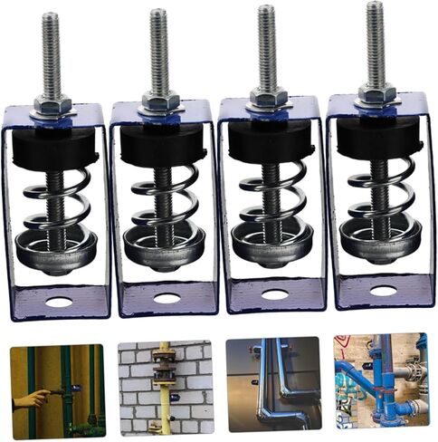 4pcs Vibration Isolators for Hvac Ceiling Spring Vibration Isolators Pad Air Duct Damper Absorber for Bedroom in Saudi Arabia