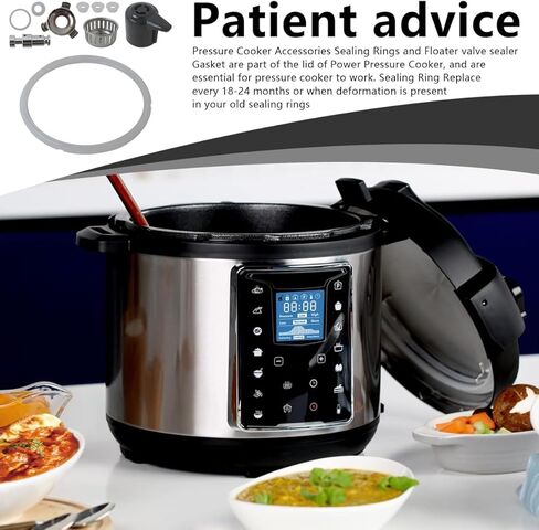 استبدال Xspeedonline لسلسلة Instant Pot IP Duo، بما في ذلك صمام تحرير البخار ومقبض تحرير البخار ودرع مضاد للكتلة (مجموعة من 10) in Saudi Arabia