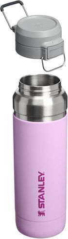 STANLEY Quick Flip GO Water Bottle 36 oz | Push Button Lid | Leakproof and Packable for Travel and Sports | Insulated Stainless Steel | BPA-Free | Soft Orchid in Saudi Arabia