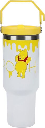 Bioworld Winnie The Pooh Honey Drip 40 Oz White Stainless Steel Water Bottle in Saudi Arabia