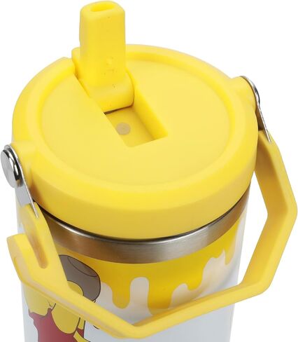 Bioworld Winnie The Pooh Honey Drip 40 Oz White Stainless Steel Water Bottle in Saudi Arabia