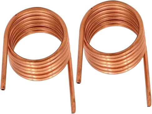 Zerodeko 2pcs Soft Copper Tubing 4mm X 0.5mm Thin Wall Copper Coil for Air Conditioner and Freezer Refrigeration 2 Meter for Hvac Applications in Saudi Arabia