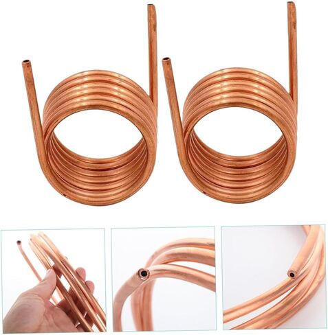 GALPADA 2pcs Soft Copper Tubing for Refrigeration and Air Conditioner 2m Length 4x0.5mm Thin Wall Copper Tube Coil with 3mm Inner Diameter for Freezer and Ac Systems in Saudi Arabia