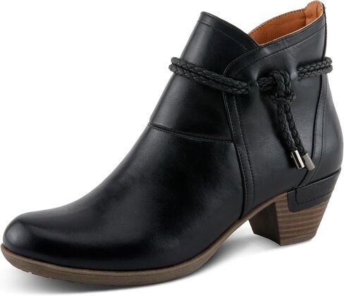 PATRIZIA Women's DANDRE Heeled Booties with Interwoven Laces, Knot Detail, and Zipper Closure in Saudi Arabia