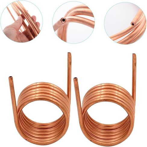 Alipis 2pcs Soft Copper Tubing for Air Conditioner 4mm X 0.5mm Thin Wall Refrigeration Copper Tube Coil 2m Length for Ac and Cooling Systems in Saudi Arabia