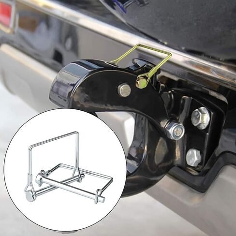 10 Pack Trailer Coupler Pins 1/4" x 3-5/32", Zinc-Plated Steel Latch Hitch Pins for Trailer Tongue, Safety Towing Accessories, RV, Boat, Lawn Mower, Tractor – Replacement Pin Kit in Kuwait