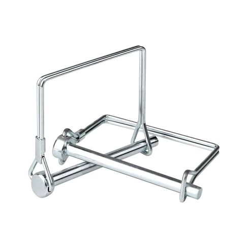 10 Pack Trailer Coupler Pins 1/4" x 3-5/32", Zinc-Plated Steel Latch Hitch Pins for Trailer Tongue, Safety Towing Accessories, RV, Boat, Lawn Mower, Tractor – Replacement Pin Kit in Kuwait