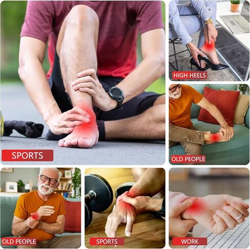 Red Light Therapy Wrap for Hands Wrist, Infrared Light Therapy for Ankle, 4000mAh Battery Portable Adjustable Cordless Red Light Pad for Hand Joint Muscle Comfort, 660nm & 850nm in Kuwait