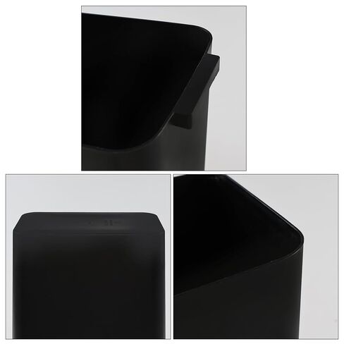 Zopnny 3 Pack 4.5 Gallon Plastic Waste Container, Trash Can Wastebasket, Black Garbage Container Bin for Under Desk, Office, Bathroom in Saudi Arabia