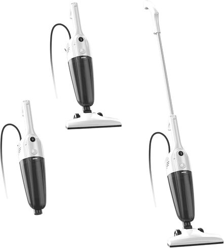 FUNCCUBE Vacuum Cleaners for Home - Corded Stick Vacuum Cleaner, High Power Suction Vac for Pet Hair Carpet Hardwood Floor, Household Hand Lightweight Handheld Portable Car Vac,MC White in Saudi Arabia