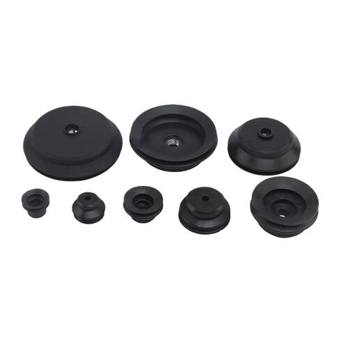 5PCS PJG60 70 80 Black White Industrial Pneumatic Vacuum Chuck Suction Cups Nozzle Color Manipulator with Silica Gel(PJG-70 Black) in Saudi Arabia