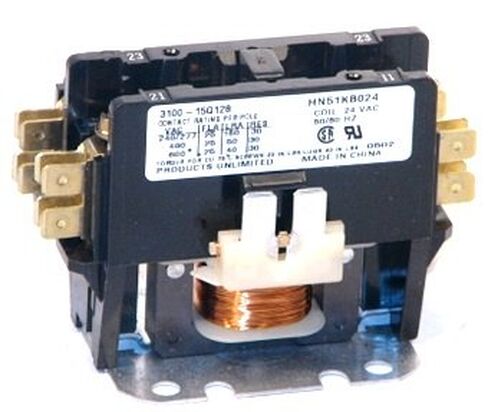 Carrier Corporation HN51KB024 1POLE 30AMP CONTACTOR,24V COIL in Saudi Arabia