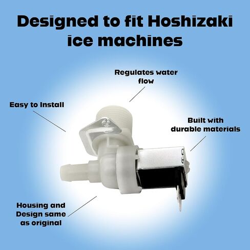استبدال الملف اللولبي لصمام المياه IMM لصمام الملف اللولبي Hoshizaki 4A5309-01، ماء، 24 فولت، 50/60 هرتز، قطعتان in Saudi Arabia