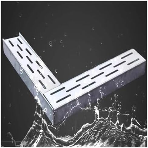 Stainless Steel Drainage Grate Kit for Shower, Outdoor & Floor - Durable Water Management Solution, Rust-Resistant Trench Cover for Efficient Drainage in Saudi Arabia
