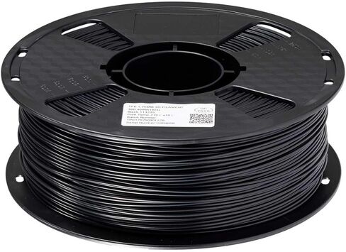 CC3D أسود مرن 39D TPE خيوط 1.75 مم 1 كجم صلابة الشاطئ 39D مشابهة لـ 95A TPU خيوط الطابعة ثلاثية الأبعاد FDM 3D مواد الطباعة TPE خيوط أسود اللون in Saudi Arabia
