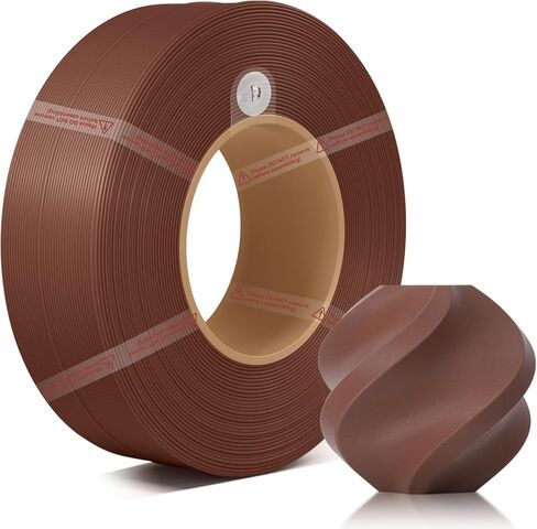 Original 1.75MM PLA Matte Refill Filament High Toughness High Speed &Easy Printing Eco Friendly with RFID for Bambu Lab A1,X1,P1 AMS 1KG +/- 0.03mm (Without Spool) (Coco Brown 11802) in Kuwait