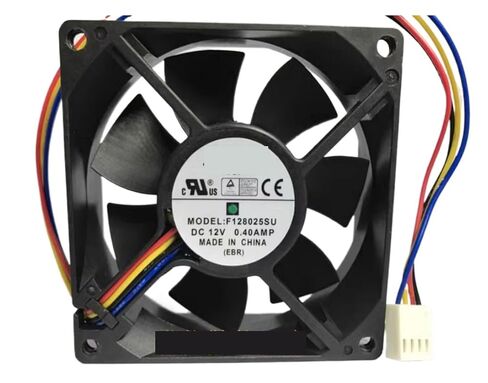 8025 F128025SU DC12V 0.40AMP مروحة تبريد بأربعة أسلاك in Kuwait