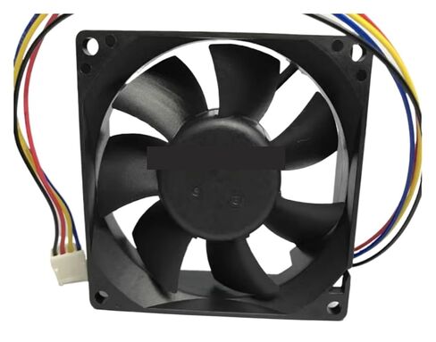 8025 F128025SU DC12V 0.40AMP مروحة تبريد بأربعة أسلاك in Kuwait